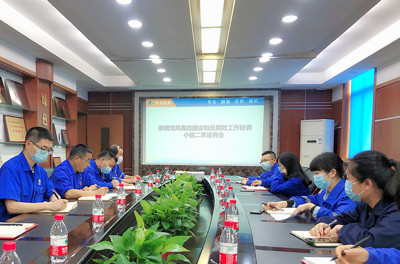 公司召開二季度黨風廉政建設和反腐敗工作協(xié)調(diào)小組會議